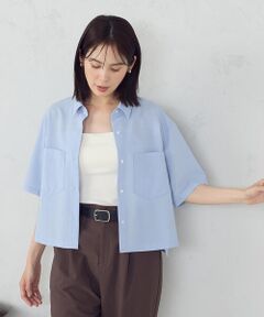 COMME CA ISM / コムサイズム シャツ・ブラウス | クロップド 半袖シャツ