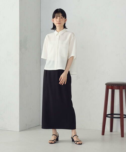 COMME CA ISM / コムサイズム シャツ・ブラウス | クロップド 半袖シャツ | 詳細3