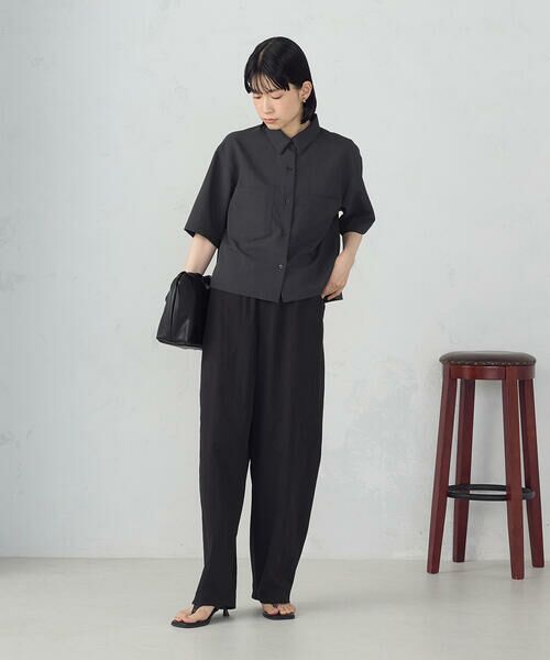 COMME CA ISM / コムサイズム シャツ・ブラウス | クロップド 半袖シャツ | 詳細10