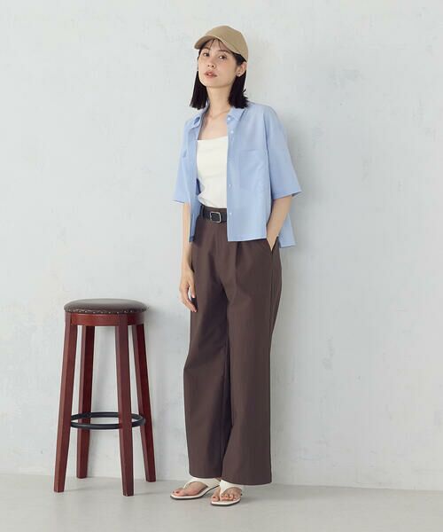 COMME CA ISM / コムサイズム シャツ・ブラウス | クロップド 半袖シャツ | 詳細18