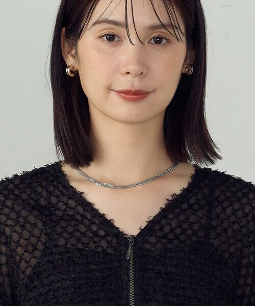 COMME CA ISM / コムサイズム ブルゾン | フリンジシアー ジップアップブルゾン | 詳細10