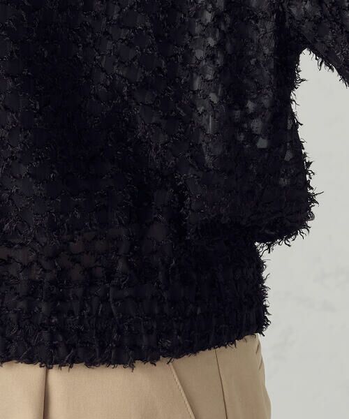 COMME CA ISM / コムサイズム ブルゾン | フリンジシアー ジップアップブルゾン | 詳細12