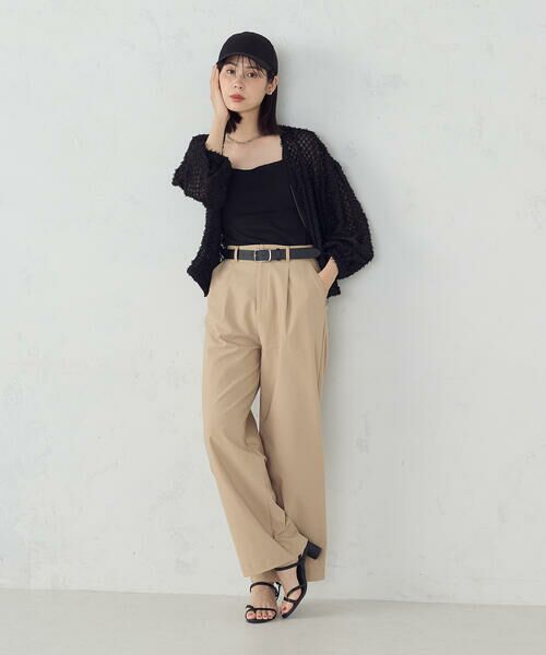 COMME CA ISM / コムサイズム ブルゾン | フリンジシアー ジップアップブルゾン | 詳細4