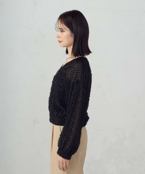 COMME CA ISM / コムサイズム ブルゾン | フリンジシアー ジップアップブルゾン | 詳細8