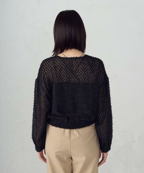 COMME CA ISM / コムサイズム ブルゾン | フリンジシアー ジップアップブルゾン | 詳細9