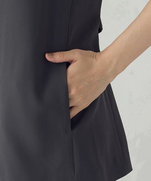 COMME CA ISM / コムサイズム ベスト | 【UVカット・接触冷感・吸水速乾】ベルト付きテーラードジレ / セットアップ対応 | 詳細13
