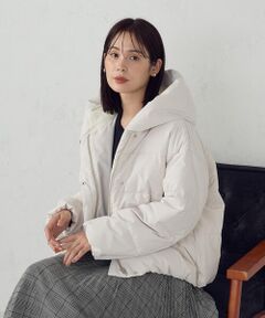 COMME CA ISM / コムサイズム その他アウター | フーデッドショートダウン