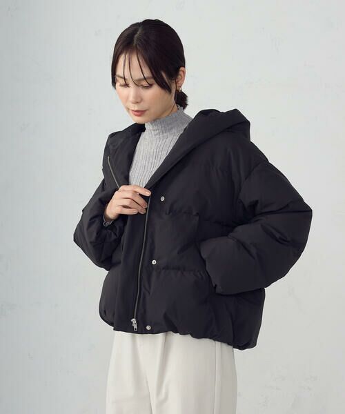 COMME CA ISM / コムサイズム その他アウター | フーデッドショートダウン | 詳細10