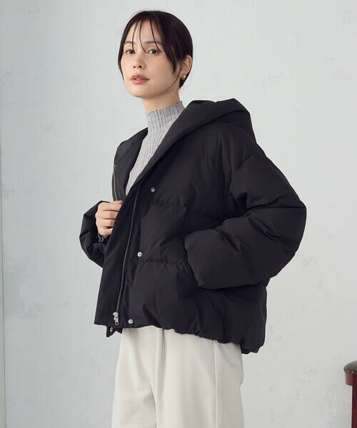 COMME CA ISM / コムサイズム その他アウター | フーデッドショートダウン | 詳細11