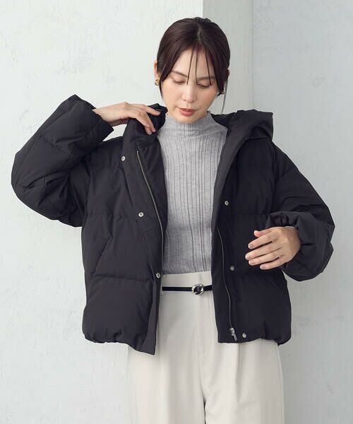 COMME CA ISM / コムサイズム その他アウター | フーデッドショートダウン | 詳細12