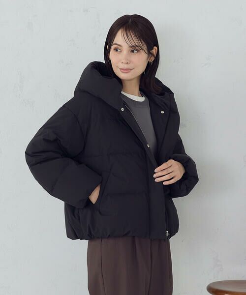 COMME CA ISM / コムサイズム その他アウター | フーデッドショートダウン | 詳細13
