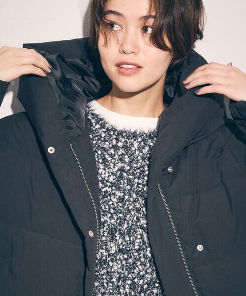COMME CA ISM / コムサイズム その他アウター | フーデッドショートダウン | 詳細2