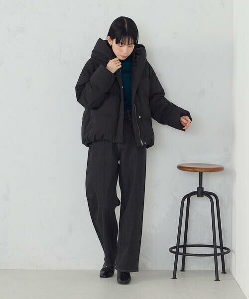 COMME CA ISM / コムサイズム その他アウター | フーデッドショートダウン | 詳細20