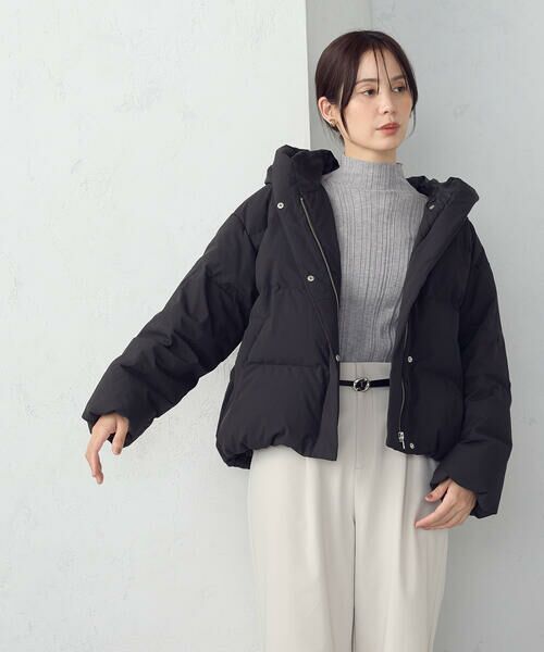 COMME CA ISM / コムサイズム その他アウター | フーデッドショートダウン | 詳細25