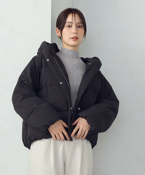 COMME CA ISM / コムサイズム その他アウター | フーデッドショートダウン | 詳細26