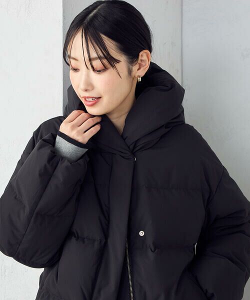 COMME CA ISM / コムサイズム その他アウター | フーデッドショートダウン | 詳細30