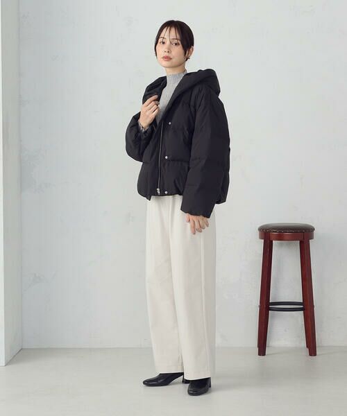 COMME CA ISM / コムサイズム その他アウター | フーデッドショートダウン | 詳細4