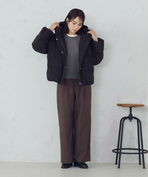 COMME CA ISM / コムサイズム その他アウター | フーデッドショートダウン | 詳細7