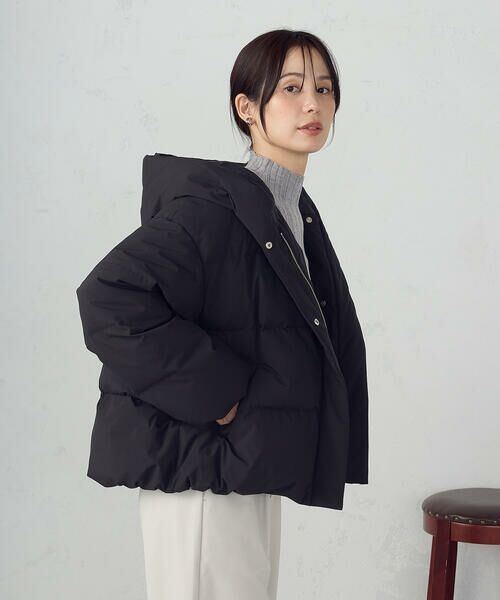 COMME CA ISM / コムサイズム その他アウター | フーデッドショートダウン | 詳細9