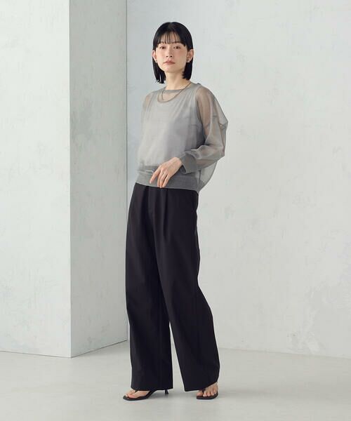 COMME CA ISM / コムサイズム ニット・セーター | 【セットアイテム】ウォッシャブル シアーニット | 詳細1