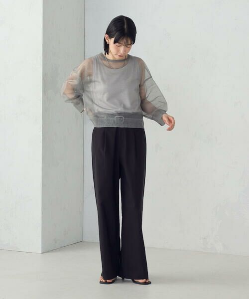 COMME CA ISM / コムサイズム ニット・セーター | 【セットアイテム】ウォッシャブル シアーニット | 詳細3