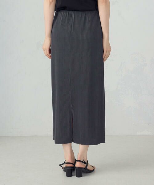 COMME CA ISM / コムサイズム ロング・マキシ丈スカート | ジャカードプリーツ ナロースカート / セットアップ対応 | 詳細16