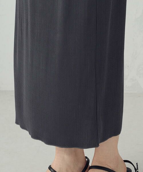 COMME CA ISM / コムサイズム ロング・マキシ丈スカート | ジャカードプリーツ ナロースカート / セットアップ対応 | 詳細18