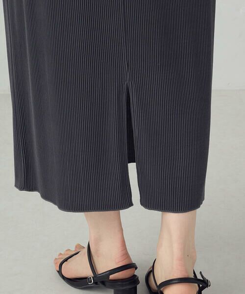 COMME CA ISM / コムサイズム ロング・マキシ丈スカート | ジャカードプリーツ ナロースカート / セットアップ対応 | 詳細19