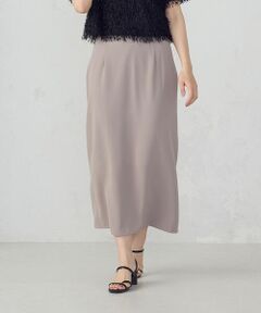 COMME CA ISM / コムサイズム ロング・マキシ丈スカート | ポリエステルツイル ナロースカート