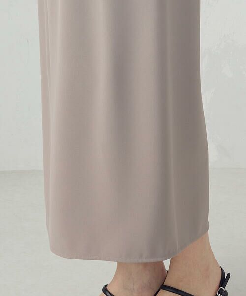 COMME CA ISM / コムサイズム ロング・マキシ丈スカート | ポリエステルツイル ナロースカート | 詳細17