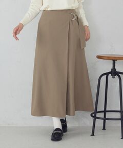 COMME CA ISM / コムサイズム ロング・マキシ丈スカート | ベルテッド Ａラインスカート