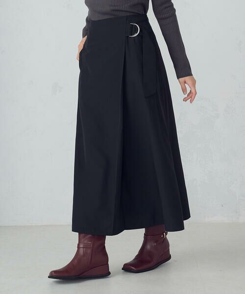 COMME CA ISM / コムサイズム ロング・マキシ丈スカート | ベルテッド Ａラインスカート | 詳細3