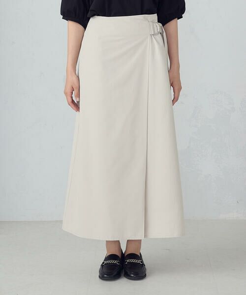 COMME CA ISM / コムサイズム ロング・マキシ丈スカート | ベルテッド Ａラインスカート | 詳細13
