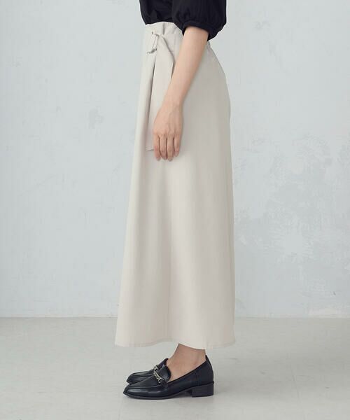 COMME CA ISM / コムサイズム ロング・マキシ丈スカート | ベルテッド Ａラインスカート | 詳細14