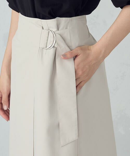 COMME CA ISM / コムサイズム ロング・マキシ丈スカート | ベルテッド Ａラインスカート | 詳細17