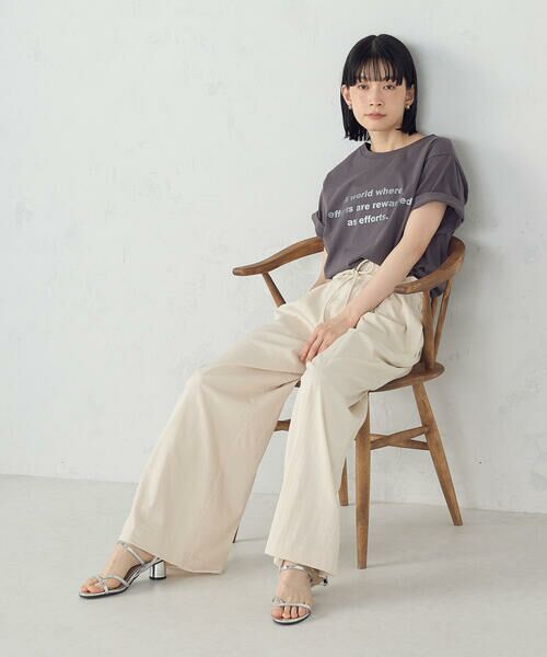 COMME CA ISM / コムサイズム その他パンツ | レーヨンナイロンヴィンテージ ドロストイージーパンツ | 詳細2