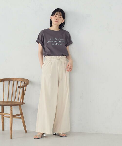 COMME CA ISM / コムサイズム その他パンツ | レーヨンナイロンヴィンテージ ドロストイージーパンツ | 詳細3