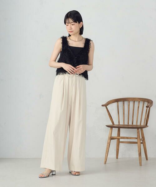 COMME CA ISM / コムサイズム その他パンツ | レーヨンナイロンヴィンテージ ドロストイージーパンツ | 詳細4