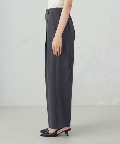 COMME CA ISM / コムサイズム その他パンツ | 【UVカット・接触冷感・吸水速乾】センタープレス入りタックワイドパンツ / セットアップ対応 | 詳細10