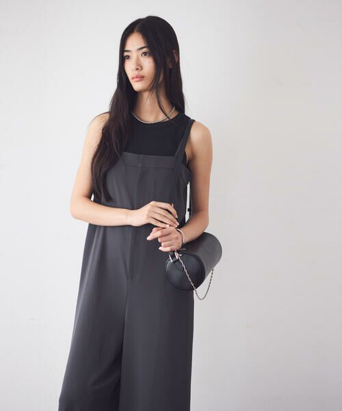 COMME CA ISM / コムサイズム サロペット・オールインワン | 【UVカット・接触冷感・吸水速乾】キャミストラップコンビネゾン / セットアップ対応 | 詳細1