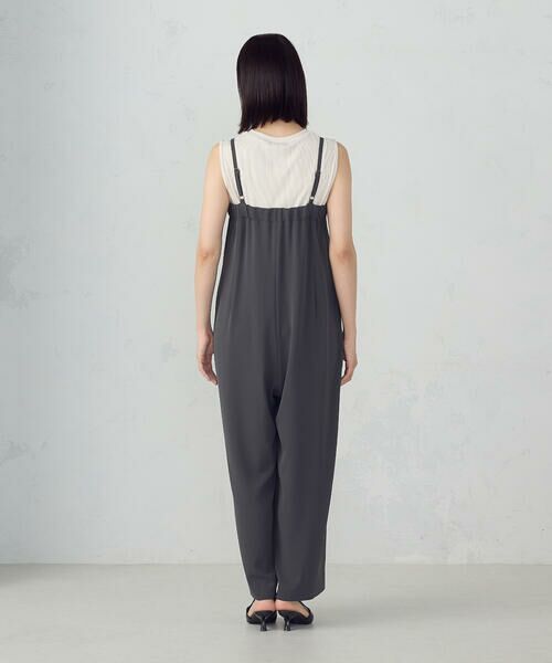 COMME CA ISM / コムサイズム サロペット・オールインワン | 【UVカット・接触冷感・吸水速乾】キャミストラップコンビネゾン / セットアップ対応 | 詳細11