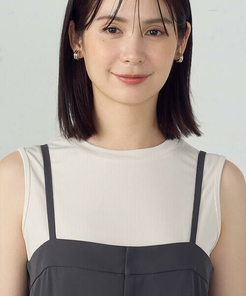 COMME CA ISM / コムサイズム サロペット・オールインワン | 【UVカット・接触冷感・吸水速乾】キャミストラップコンビネゾン / セットアップ対応 | 詳細12