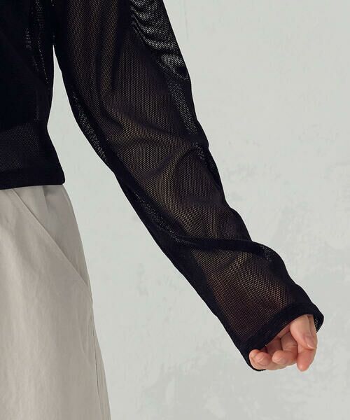 COMME CA ISM / コムサイズム カーディガン・ボレロ | シアーベロア カーディガン | 詳細12