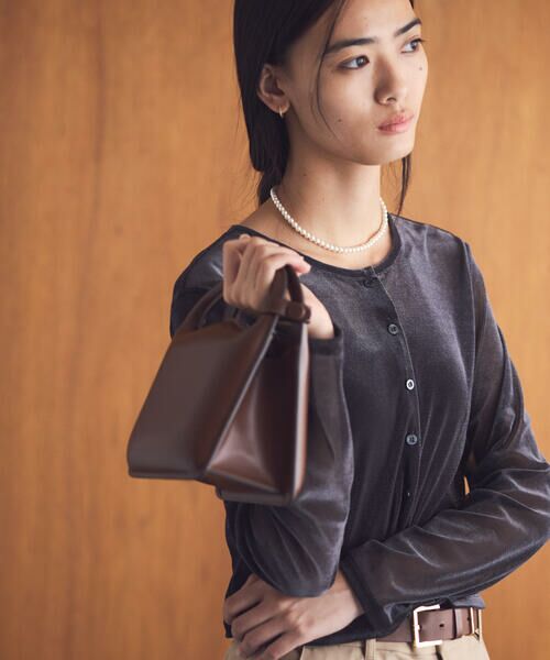 COMME CA ISM / コムサイズム カーディガン・ボレロ | シアーベロア カーディガン | 詳細16