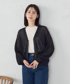 COMME CA ISM / コムサイズム カーディガン・ボレロ | 【ウォッシャブル】メッシュラメカーディガン