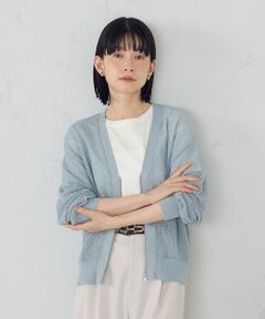 COMME CA ISM / コムサイズム カーディガン・ボレロ | 【ウォッシャブル】メッシュラメカーディガン