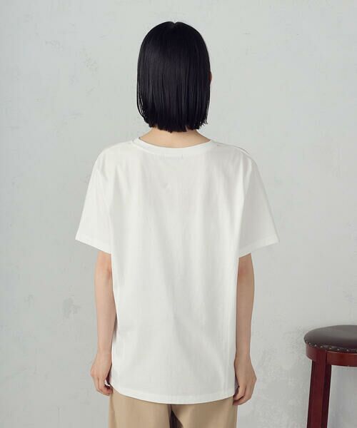 COMME CA ISM / コムサイズム カットソー | グリッター ロゴTシャツ | 詳細14