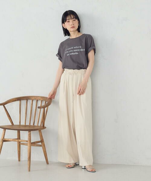 COMME CA ISM / コムサイズム カットソー | グリッター ロゴTシャツ | 詳細24