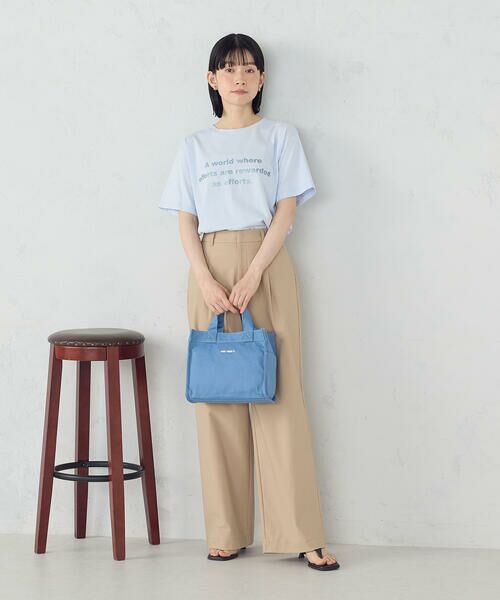 COMME CA ISM / コムサイズム カットソー | グリッター ロゴTシャツ | 詳細28