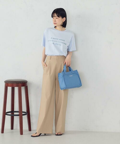 COMME CA ISM / コムサイズム カットソー | グリッター ロゴTシャツ | 詳細29